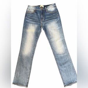 Driftwood Jeans Women's 27 x 29 Blue Audrey High Rise Straight Classic Fit Denim